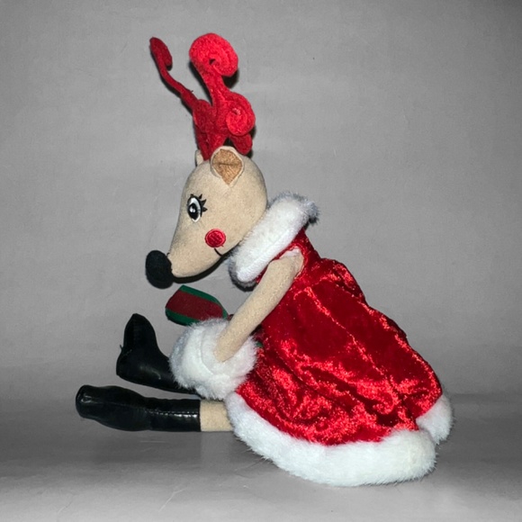 Holiday "Shelf-Sitting" Reindeer Plush - Picture 3 of 11
